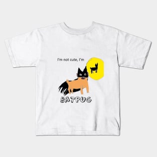 Batpug Kids T-Shirt